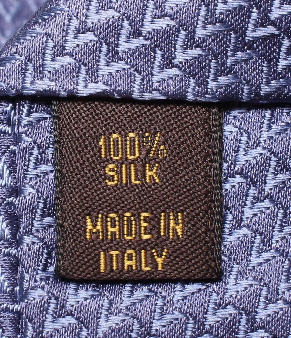 ルイヴィトン Louis Vuitton ネクタイ スターズ　シルク100% 美品 ルイ・ヴィトン ネクタイ シルク100％ Vロゴ M70574 メンズ