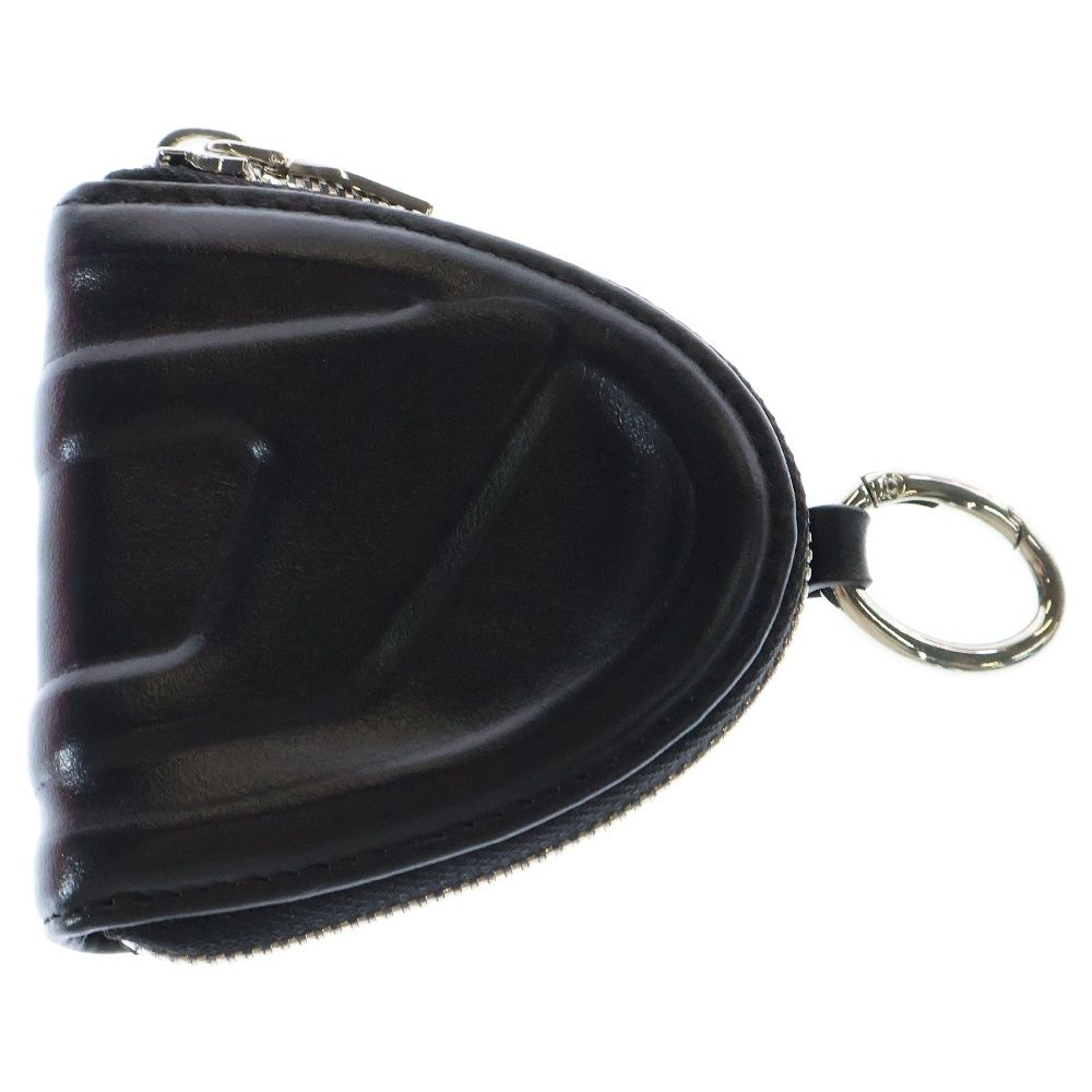 DIESEL (ディーゼル) 1DR-FOLD COIN PURSE ZIP ロゴ刻印 レザー