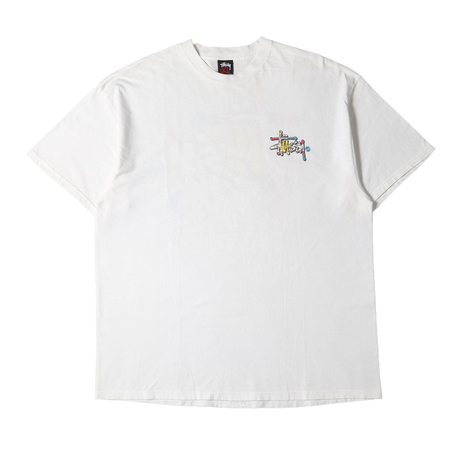 STUSSY ステューシー Tシャツ サイズ:XL 00s ポップバブル柄 ストック 