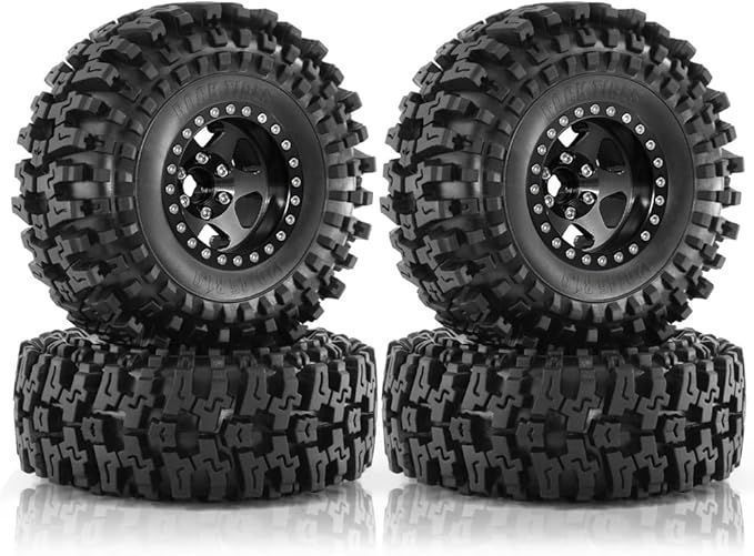 2.2インチ 合金 ビードロック ホイールリム RC 1:10 ロック クローラー