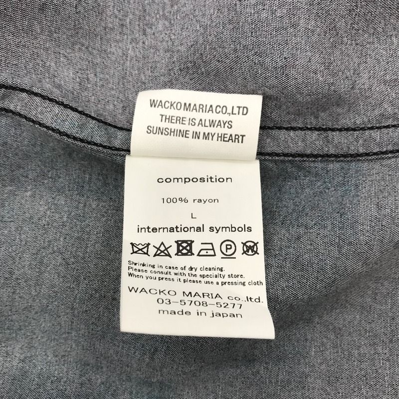WACKO MARIA JIMJARMUSCH HAWAIIAN tシャツ L 新入荷商品】WACKO MARIA JIM JARMUSCH S/S HAWAIIAN SHIRT