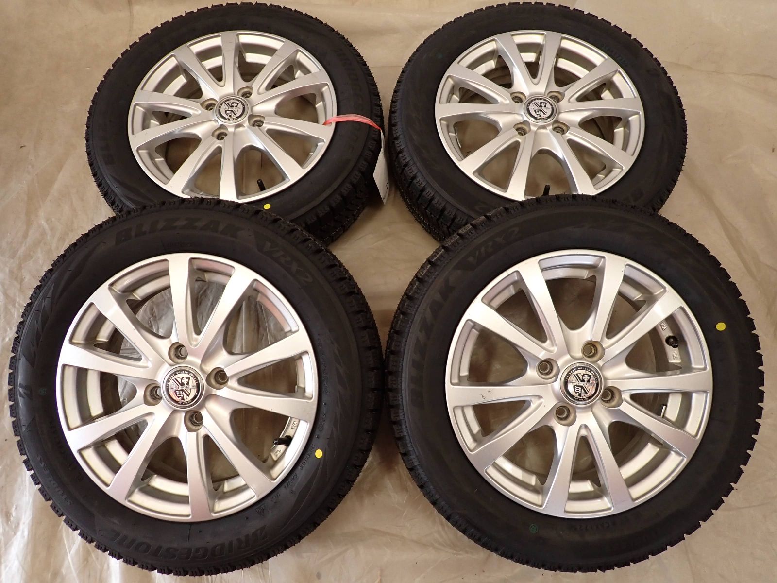 冬 製 4本SET 会社宛 155 65R14×4.5J 75Q ブリヂストン ブリザック VRX2 N-BOX ワゴンR スペーシア ウェイク NO D6283 FFCRYSTALESIA_COM