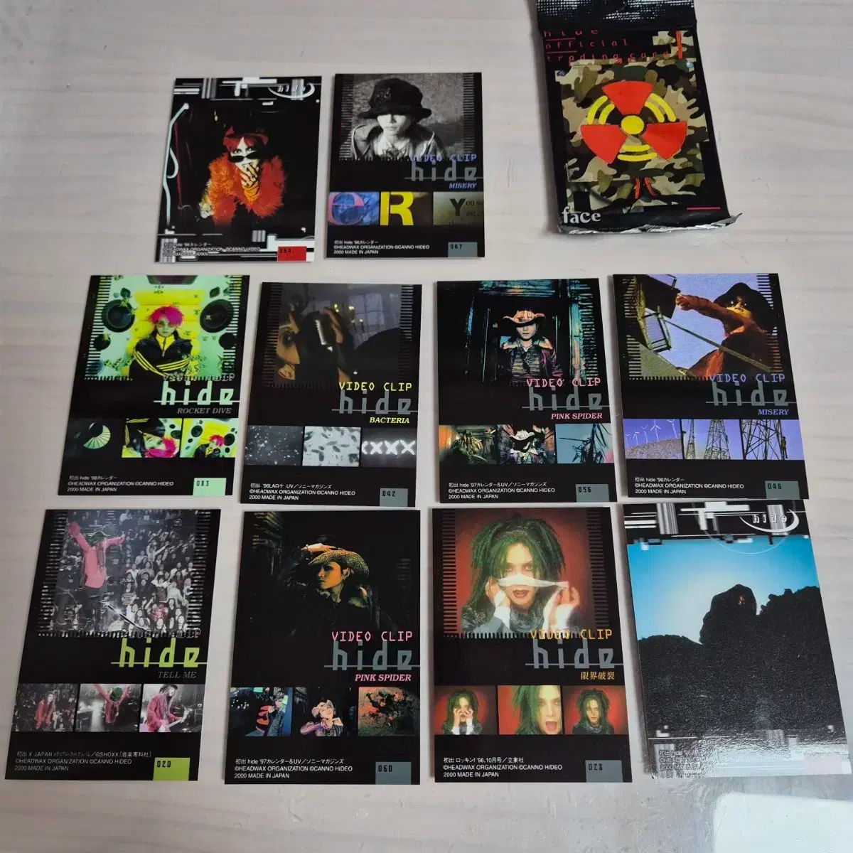 1996年 hide トレーディングカードセット値下げ交渉 1996年 hide