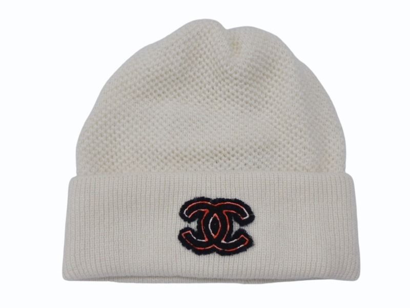 CHANEL シャネル 23AW CC Logo Beanie CCロゴ ビーニー AA6880 ココマーク カシミヤ アイボリー ジェニー着用モデル 4b007699