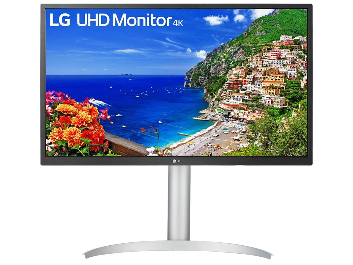 LG モニター ディスプレイ 27UP550N-W 27インチ |グラフィック 動画編集 映画 VOD視聴|4K | HDR|IPS|アンチグ |FreeSync|高さ調節 ピボット対応|U 27UP550N-W 27型|IPS|USB-C PD90W