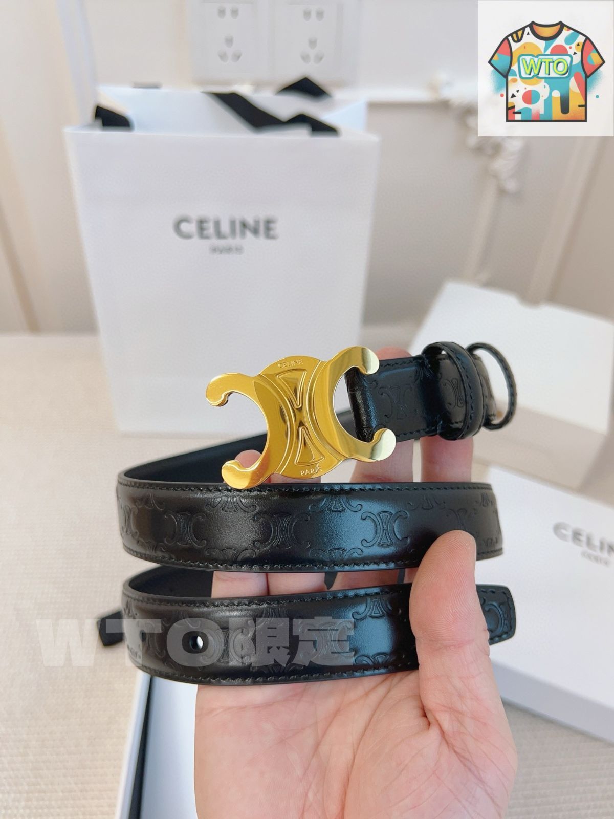 【24時間配送】100cm CELINE オリジナルレザーベルト 今日WTO】CELINE オリジナルレザーベルト-AE00 - メルカリ