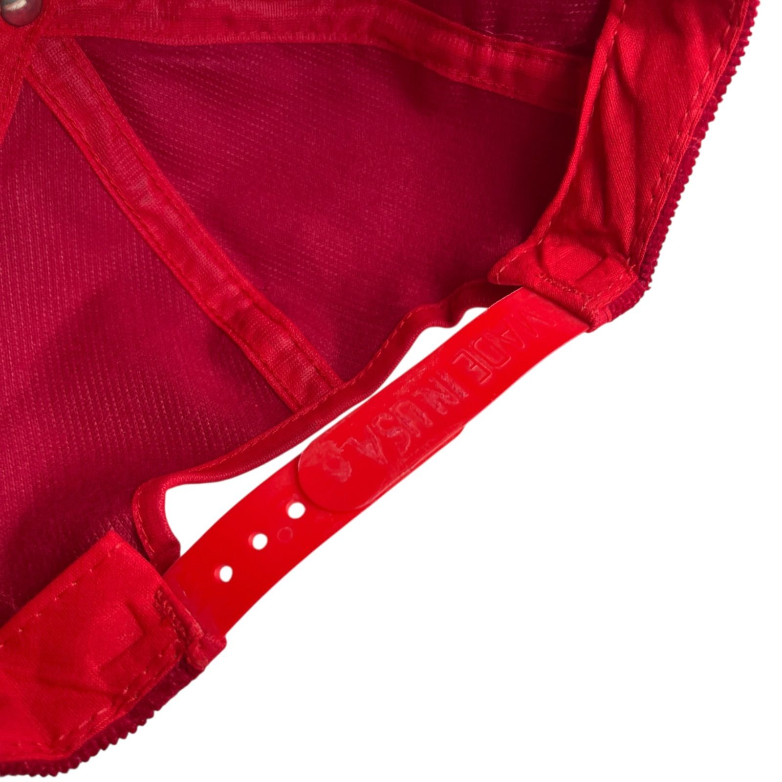 ビンテージキャップ レッド