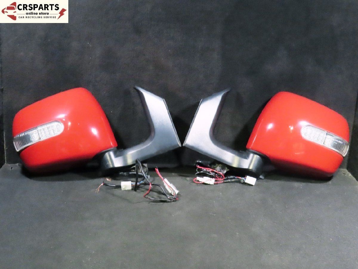 ワゴンR MH21S 純正 5P 2P ★動OK FA ドア サイド ミラー 左右 LEDウィンカーカバー付 Z9T 検索 MH22S /No,13116