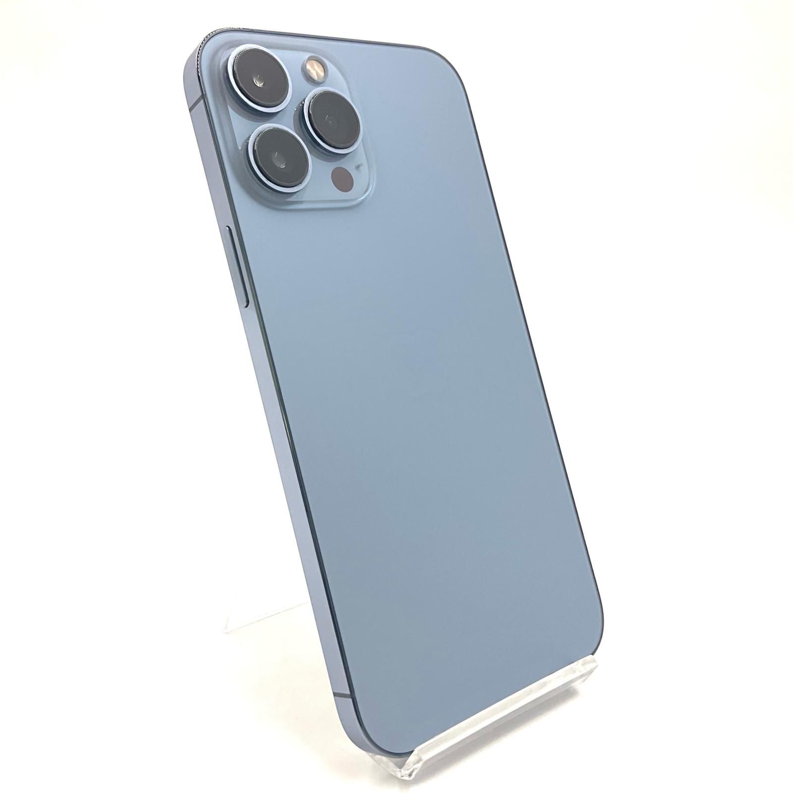 【全額返金保証】【最速発送】Apple iPhone 13 Pro Max 256GB シエラブルー SIMフリー 85% 美品 動作確認済