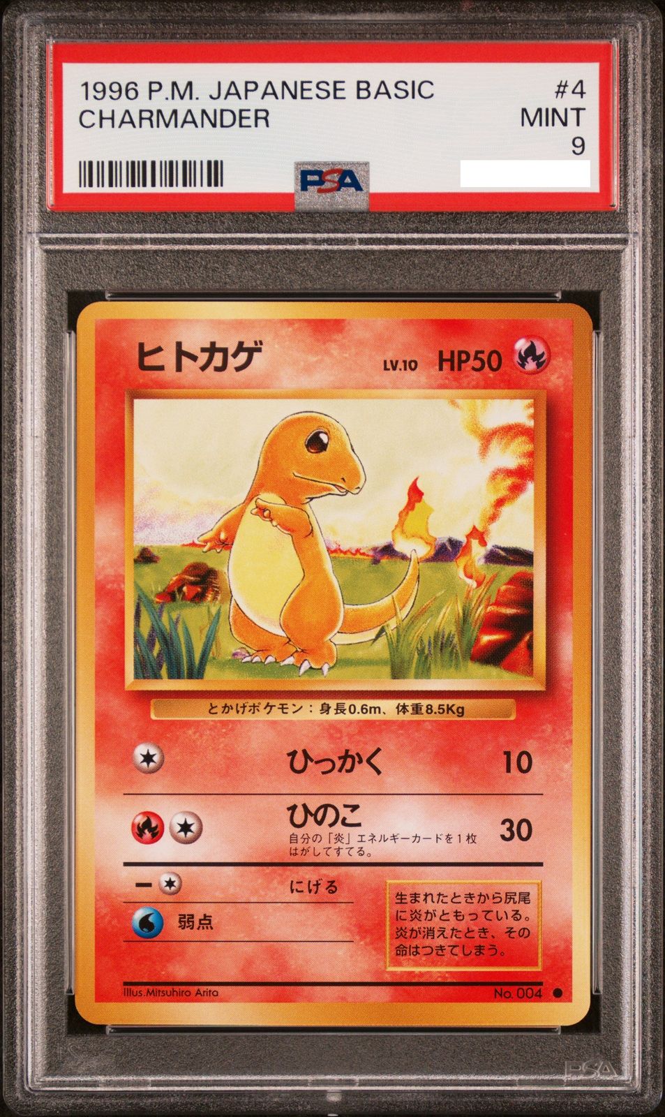 ポケモンカード PSA 9 ヒトカゲ 【公式通販】