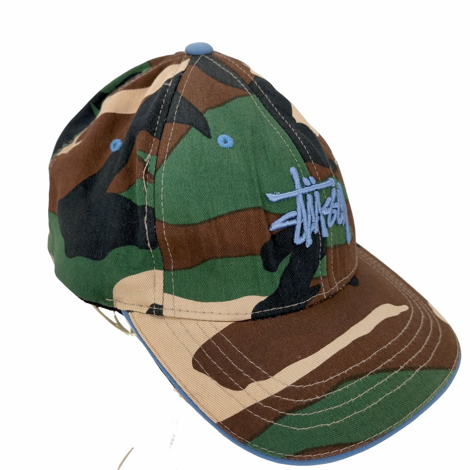 stussyhats” old stussy ロゴ刺繍 6パネル キャップ 緑 stussyhats” old stussy ロゴ刺繍 6パネル キャップ 緑