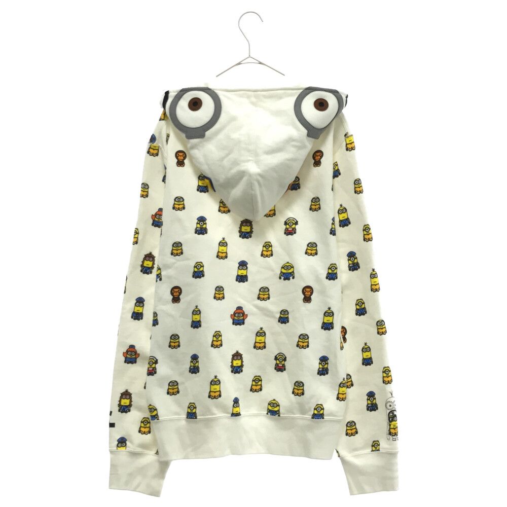 ☆激レア☆ MINIONS × BAPE フルジップ パーカー Lサイズ a