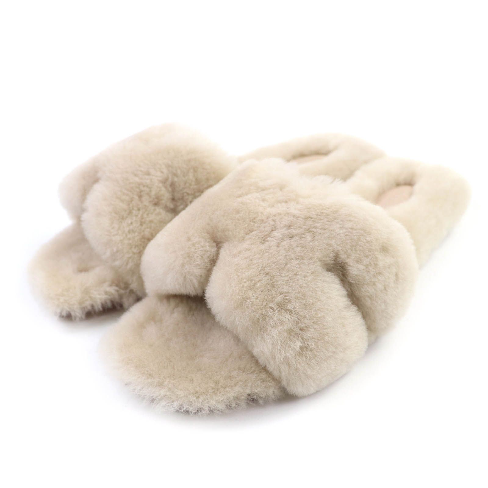 HERMES 新品未使用‼︎ ベージュファーサンダルオラン