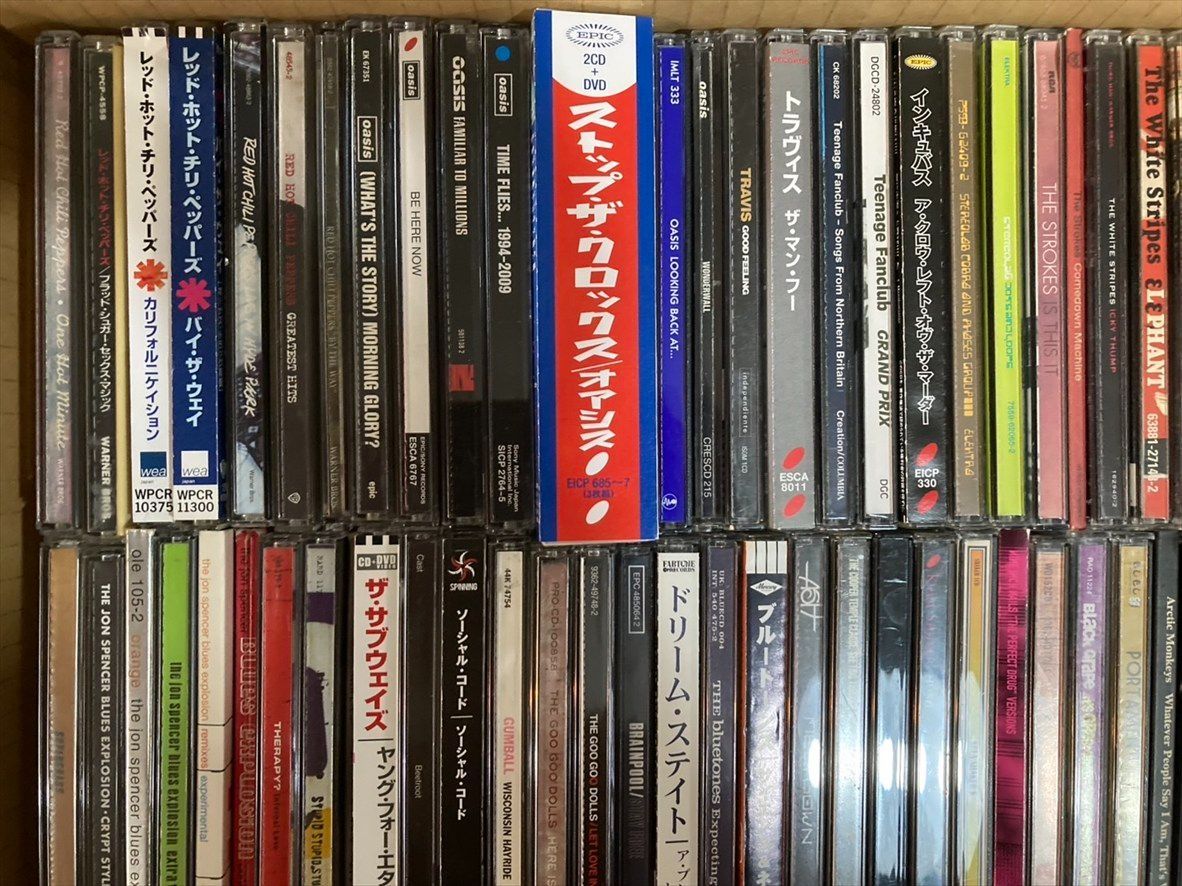 洋楽 ロックバンド CD まとめて約100枚セット AK639 レッド ホット チリ ペッパーズ オアシス レディオヘッド ブラック クロウズ
