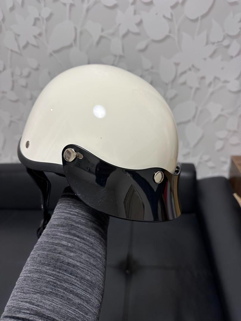 レトロバイザー ヘルメット アイボリー ヴィンテージ mtx オーシャン