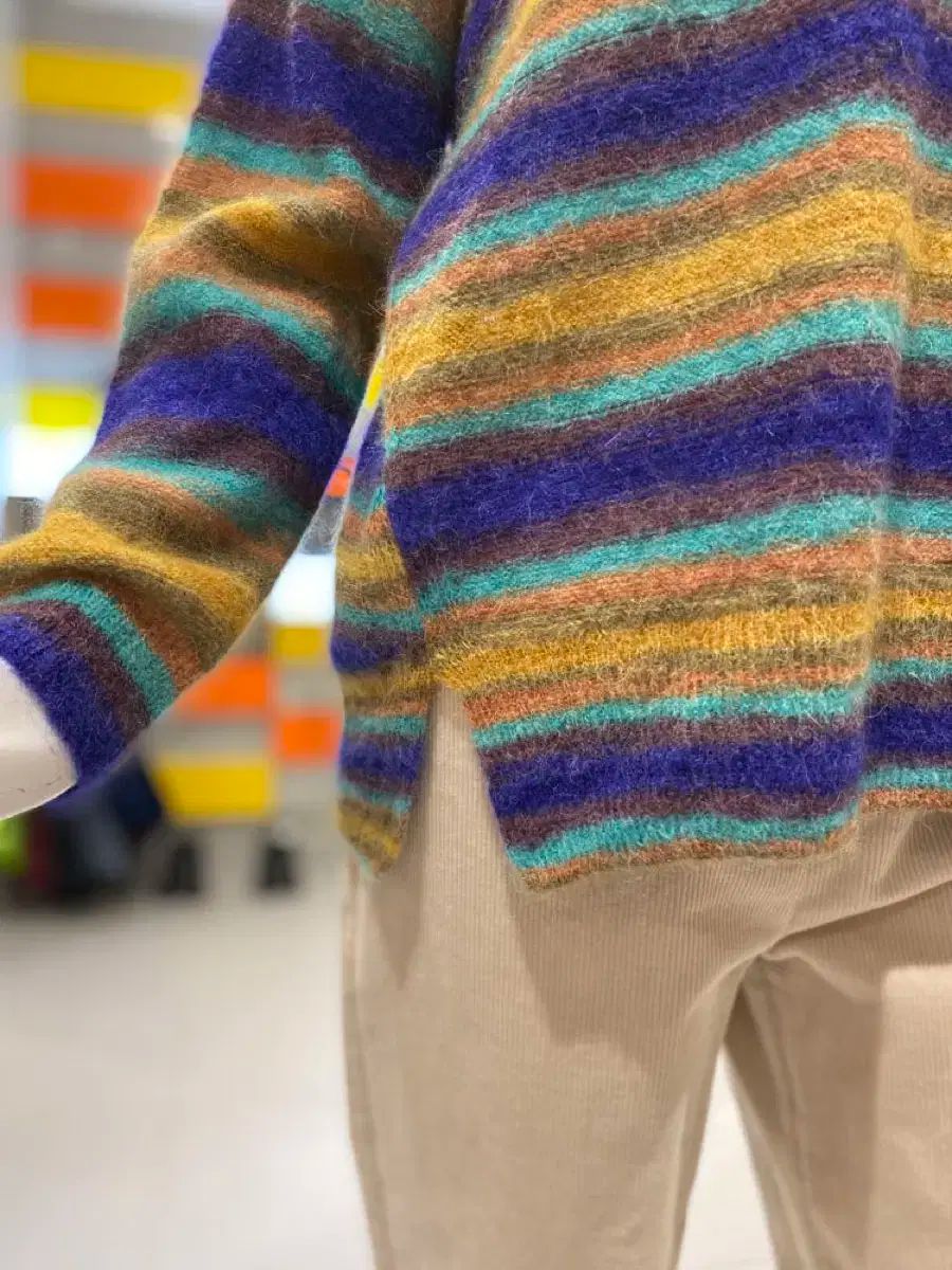  通常価格 26 1万ウォン ベストコンディション BENETTON ベネトン アルパカ モヘア ニット 長袖 ニット セーター