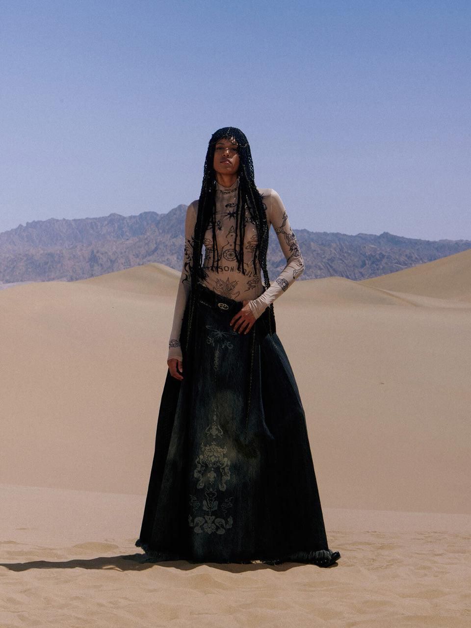 PERSONSOUL｜DESERT TOTEM INSPIRED SKIN HIGHNECK TOP - メルカリ