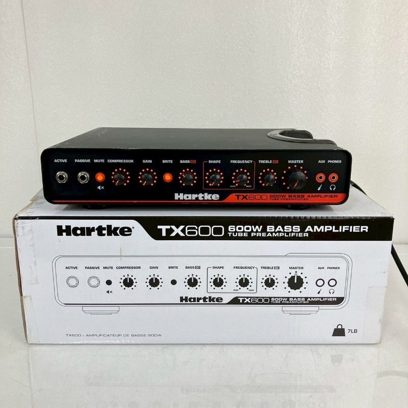 Hartke TX600 600W ベースアンプヘッド BASS AMPLIFIER TUBE PREAMPLIFIER