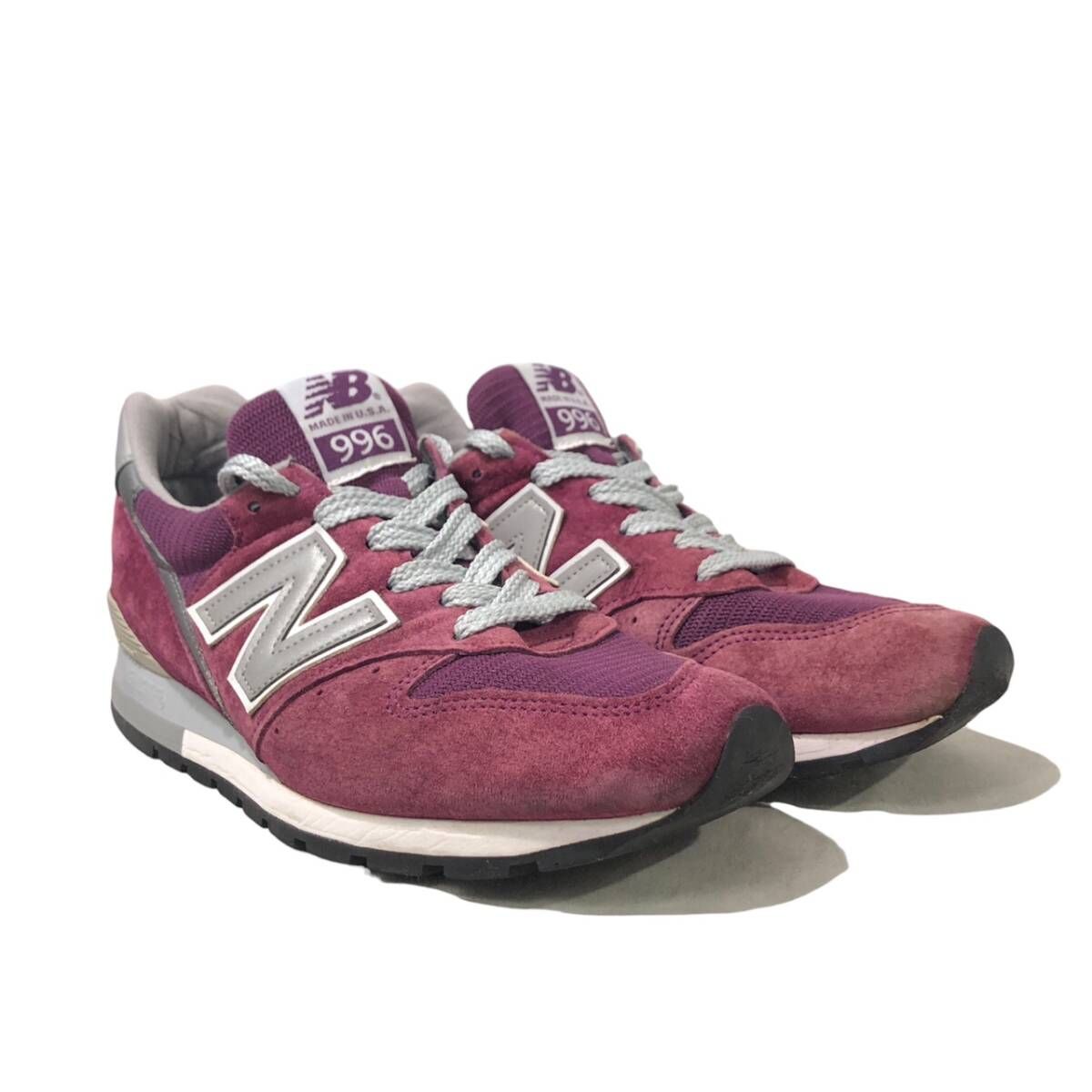 New Balance スニーカー new balance 996 M996CRB USA製 パープル 26.5cm ニューバランス - メルカリ