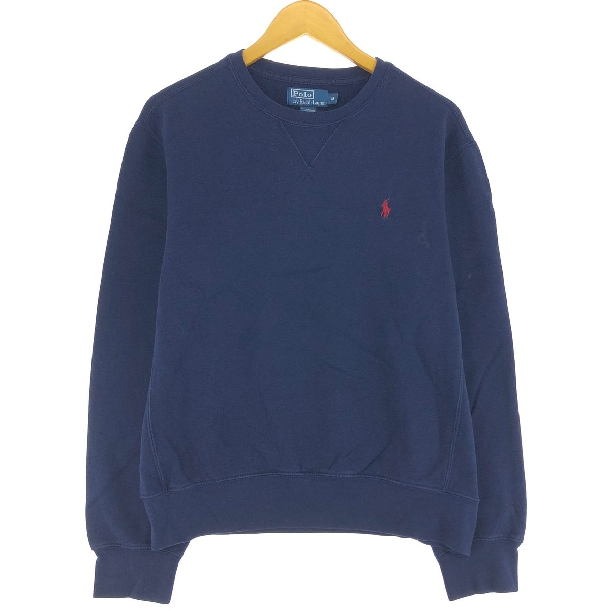 古着 ラルフローレン Ralph Lauren POLO by Ralph Lauren ワンポイントロゴスウェットシャツ トレーナー メンズM相当/eaa494684