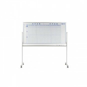 馬印 MAJI series マジシリーズ 片面脚付 スチールホワイト 予定表 W1872×D610×H1810mm MV36TMN