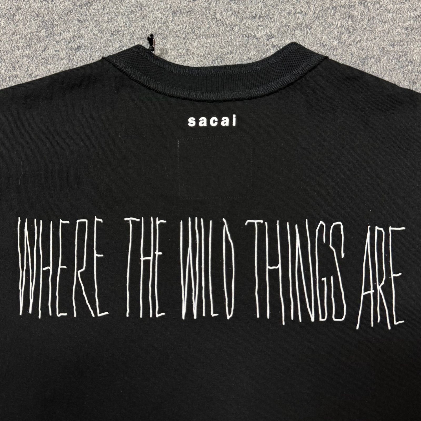参考上代26400円 sacai 25AW WHERE THE WILD THINGS ARE T-Shirt