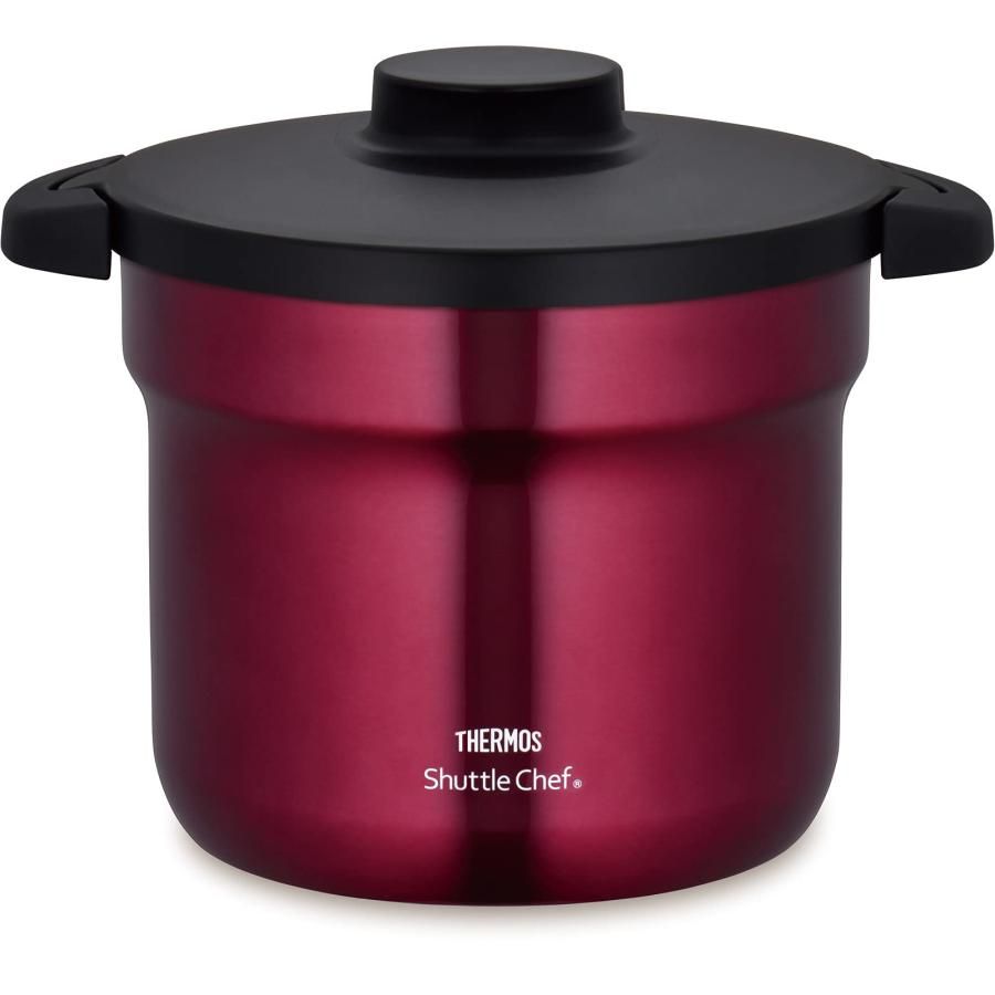 サーモス 真空保温調理器 シャトルシェフ 4.3L (4~6人用) レッド 調理 