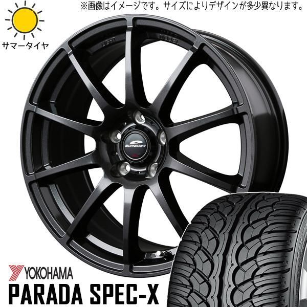 ハリアー レクサスNX 235/55R18 ホイールセット | ヨコハマ パラダ PA02 & スタッグ 18インチ 5穴114.3 - メルカリ