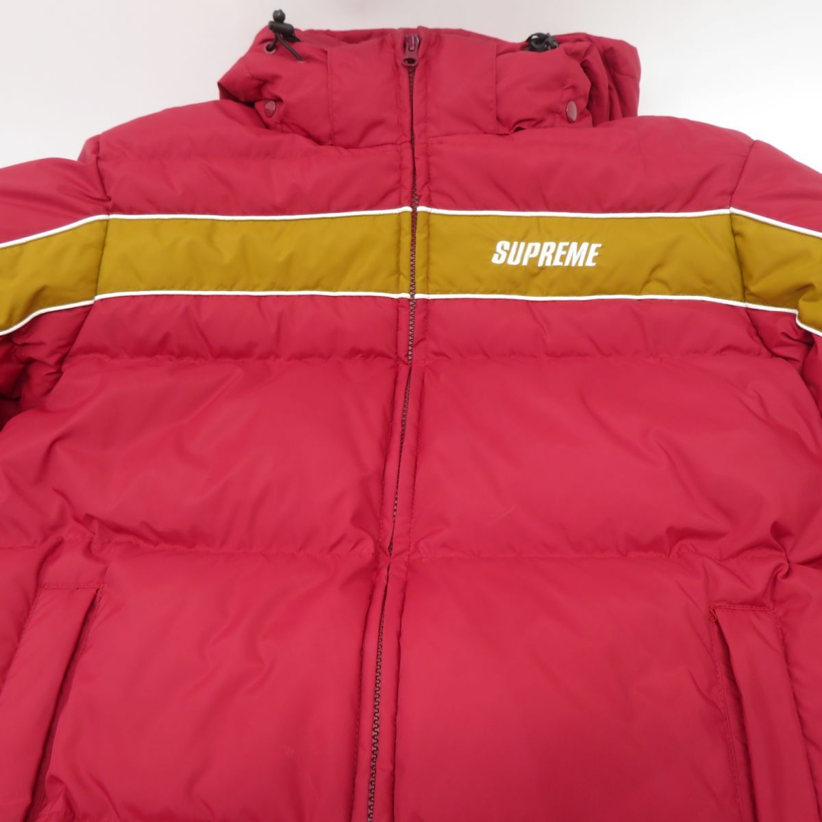 Supreme 18AW Stripe Panel Down Jacket シュプリーム ストライプ 