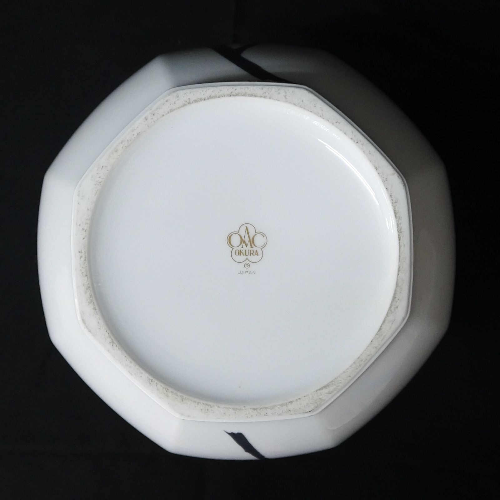 OKURA TOUEN 大倉陶園 花瓶 花瓶 椿図柄金蒔絵八角形 1点 - メルカリ