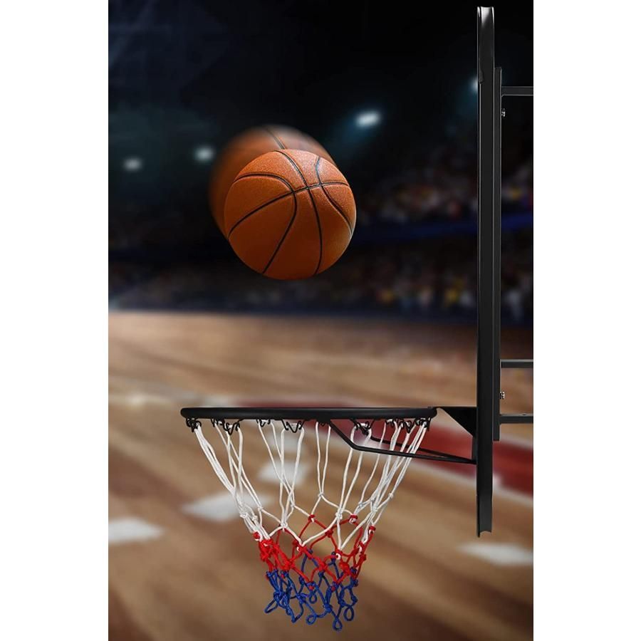バスケットボールスタンド バスケットボールフープ 屋内 屋外 バスケットゴール 壁取り付 耐久性 ポータブル バスケットボール用ゴール インストールが簡単 トレ
