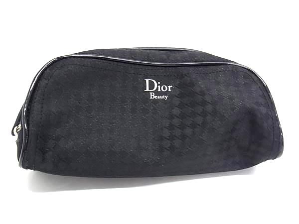 □美品□ ChristianDior ディオール ビューティー ナイロン 千鳥
