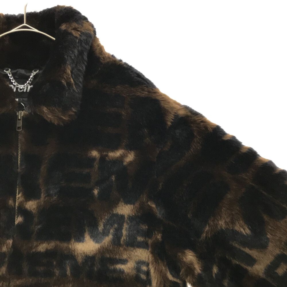 SUPREME (シュプリーム) 18SS FAUX FUR REPEATER BOMBER フェイク