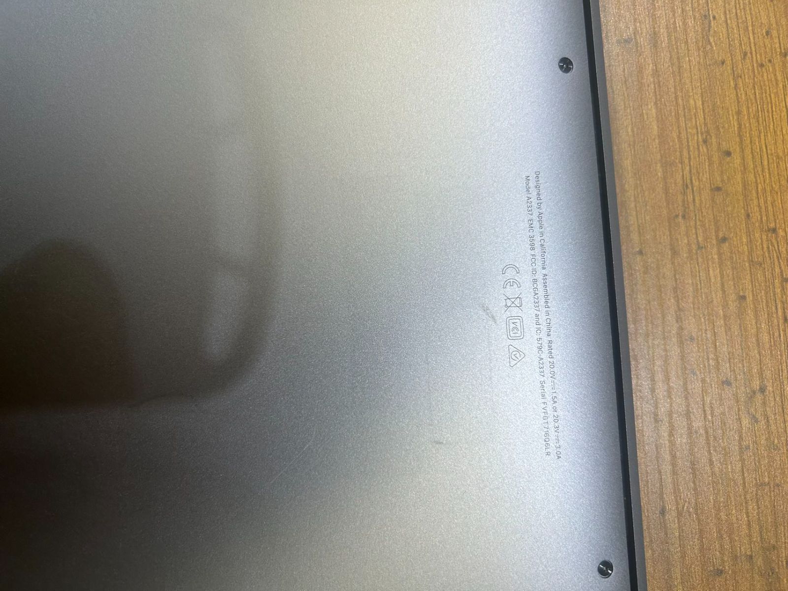 MacBook Air 2020 M1 A2337 16GB/512GB スペースグレー