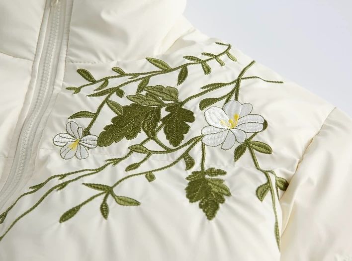 フラワー刺繍