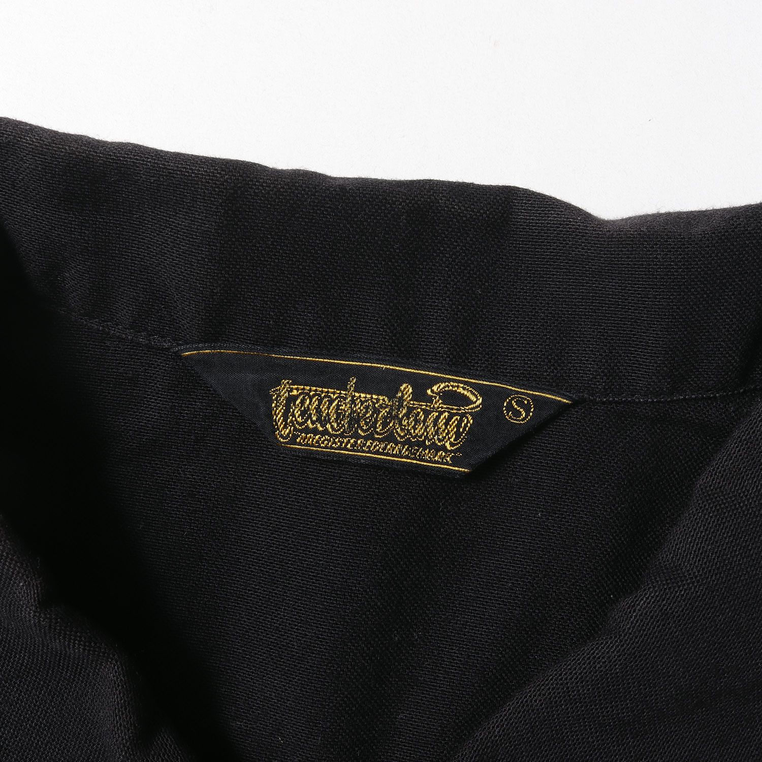 TENDERLOIN テンダーロイン シャツ サイズ:S ブランドロゴ 刺繍