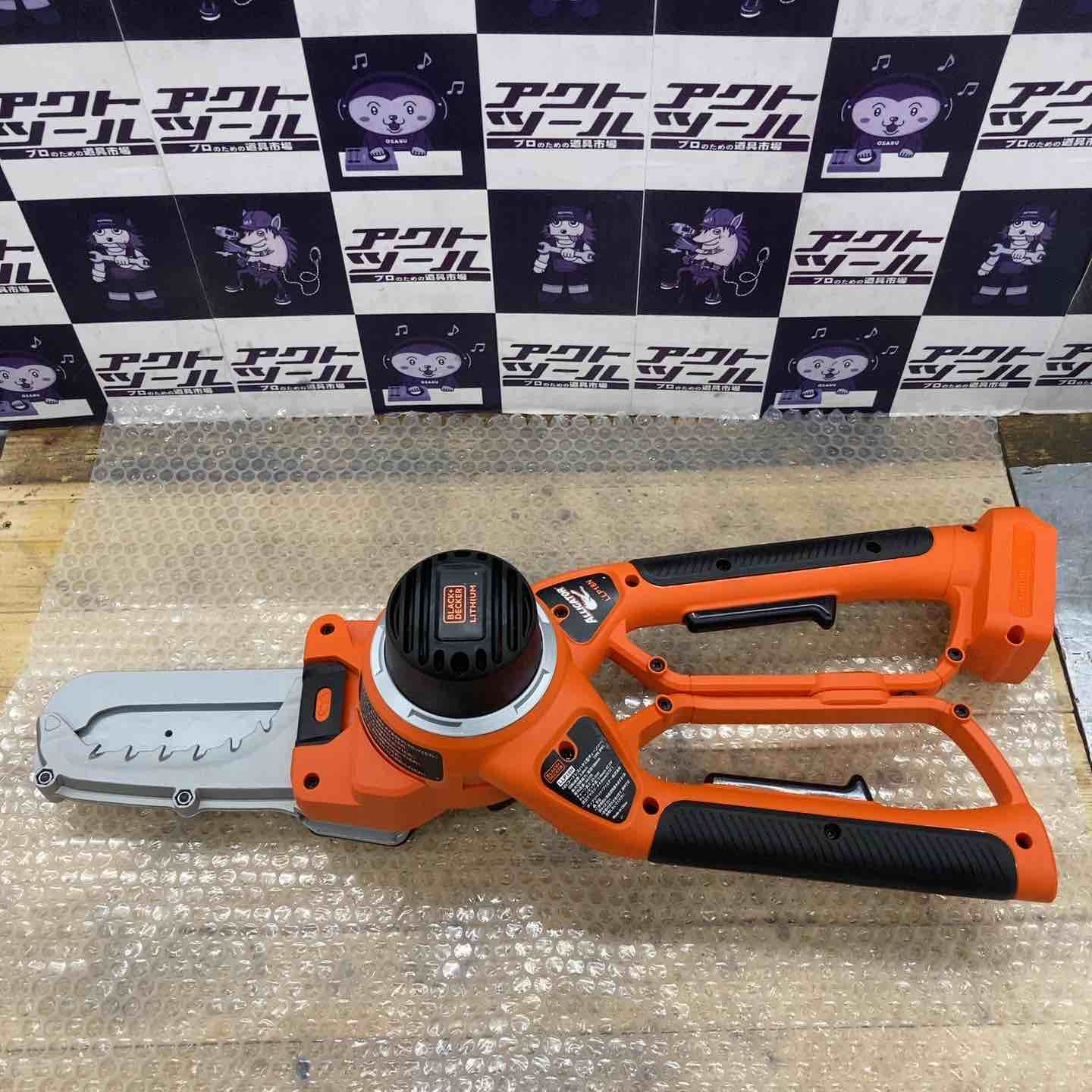 BLACK DECKER コードレスハサミ型チェーンソー LLP18N 所沢店