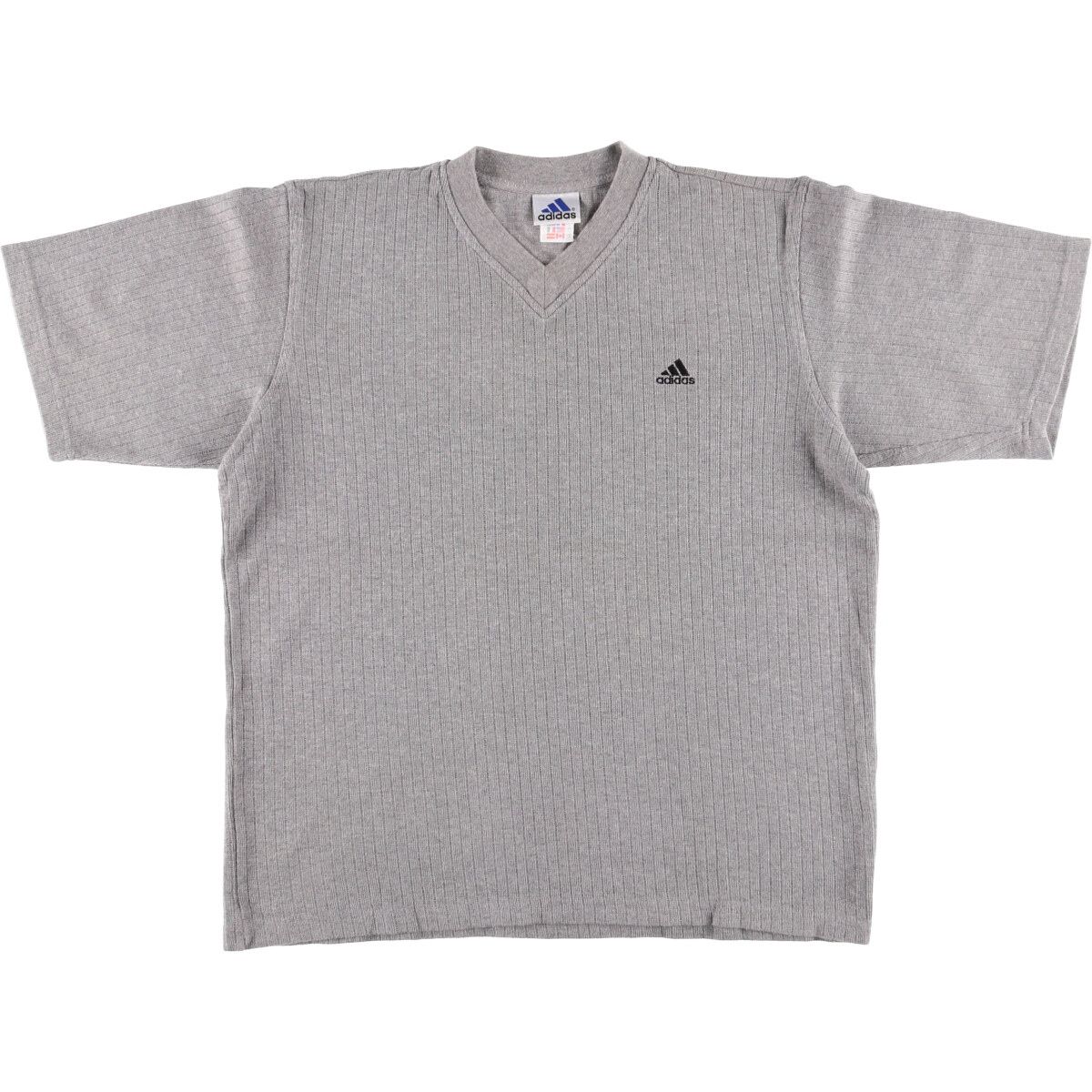 古着 90年代 アディダス adidas VネックTシャツ メンズL相当 ヴィンテージ|eaa542902
