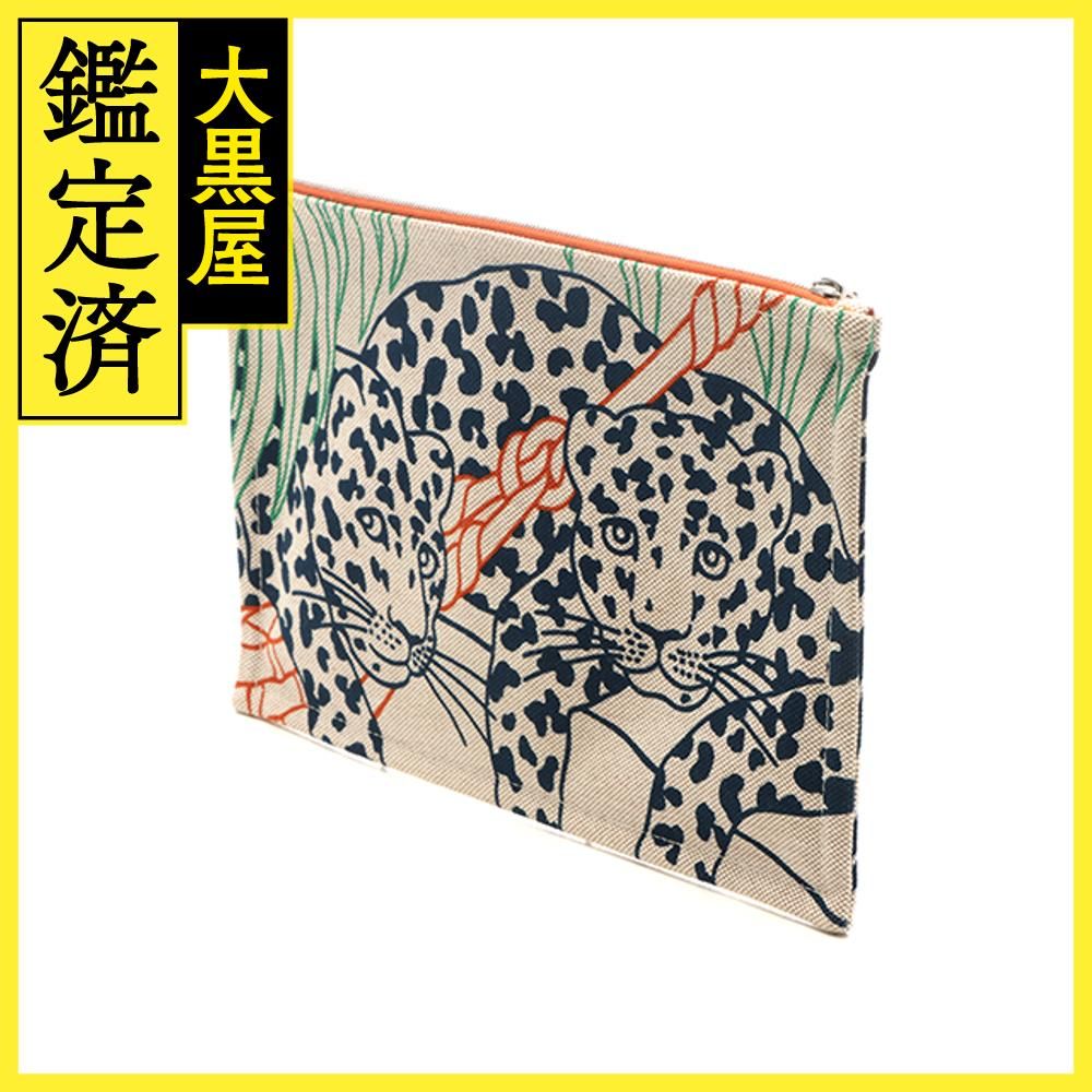 日本全国無料配達! エルメス フラットポーチ ジン＆レオ H103581M 472