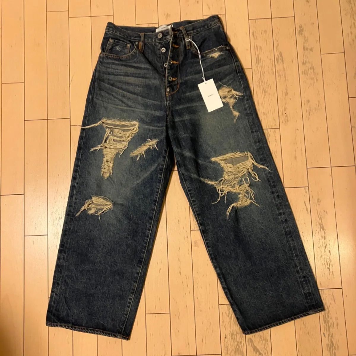 SUGARHILL 21SS FADED classic clashed denim pants rare of the loop別注 ダメージデニム  - メルカリ