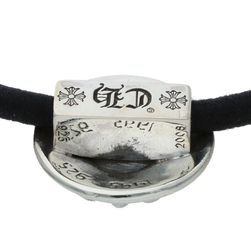 クロムハーツ　クロスボールボタンヘアゴム　　コンチョ　シルバー CHROME HEARTS クロムハーツ HAIRBAND クロスボールボタン