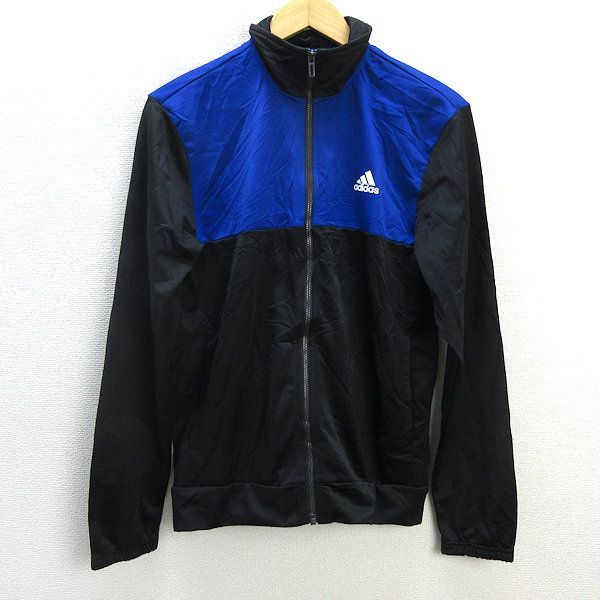 zアディダス/adidas BQ8362 裏起毛トラックジャージ【L】青黒/men's/139【中古】