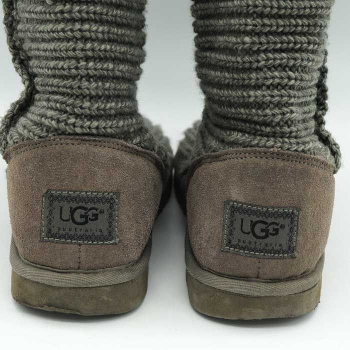 UGG アグ ニットブーツ  Classic Cardy 22.0cm モス靴/シューズ