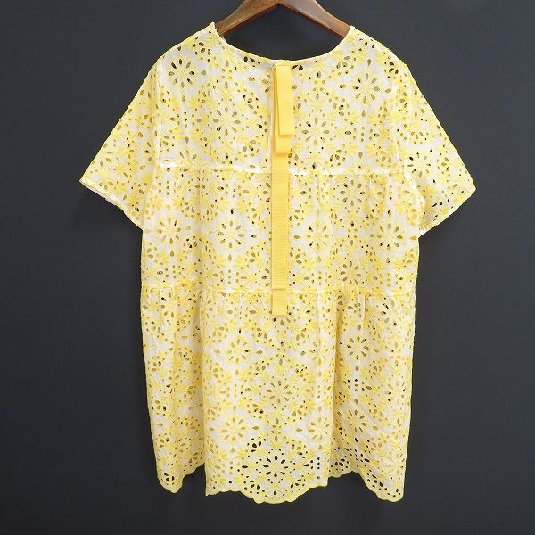 未使用 レリアン ☆ 麻混 半袖 チュニック ブラウス 13号 日本製 オレンジ 日本製 麻混プリントチュニック | 京都通販ミセスのファッション