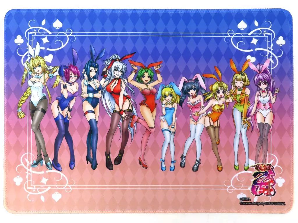 【定番人気，低価】 【中古】雑貨 集合(バニーコスチュームA) A3マルチマット 「戦国乙女 ぱちくじ第12弾」 A-1賞 その他