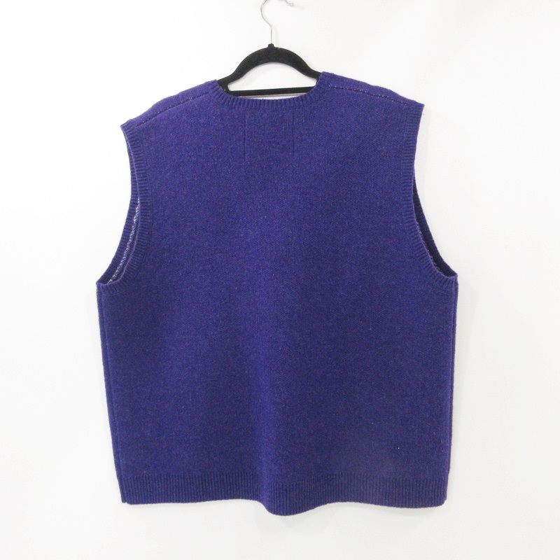 姫路東店】 DAIRIKU | ダイリク ベスト Benjamin Knit Vest パープル
