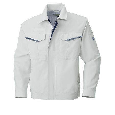 【新品・7営業日以内発送】4930269012574 ECO WORLD 6647 ナガソデジヤケツト 色：シルバーグレー サイズ：M【沖縄離島販売不可】