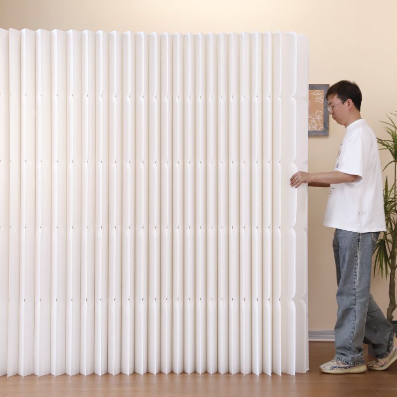 クラフト紙パーテーション 間仕切り 長さ2-3ｍ高さ2ｍ 組立不要 衝立 持ち運び オフィス家具 目隠し 区切り 折りたたみ キッチン 部屋 和室 玄関 事務所 会議室 病院 飯食店 旅館 休憩室 講演会 学校 インテリア 簡易 間仕切り 軽量 MARWIL-DEMENAGEMENTS_CH