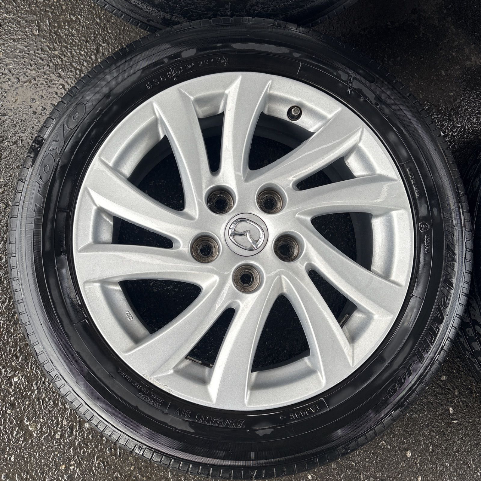プレマシー16インチ タイヤセット BRIDGESTONE マツダ プレマシー お買い得 中古夏タイヤセット