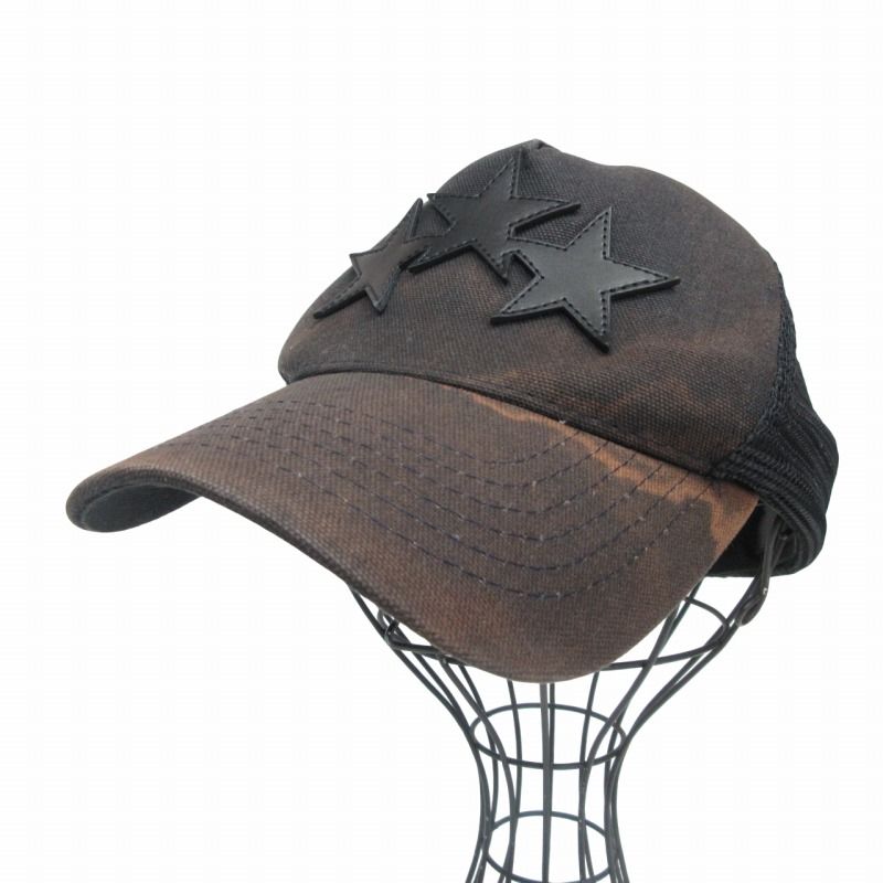 アミリ AMIRI 希少 初期型 3 STAR TRUCKER HAT CAP メッシュ
